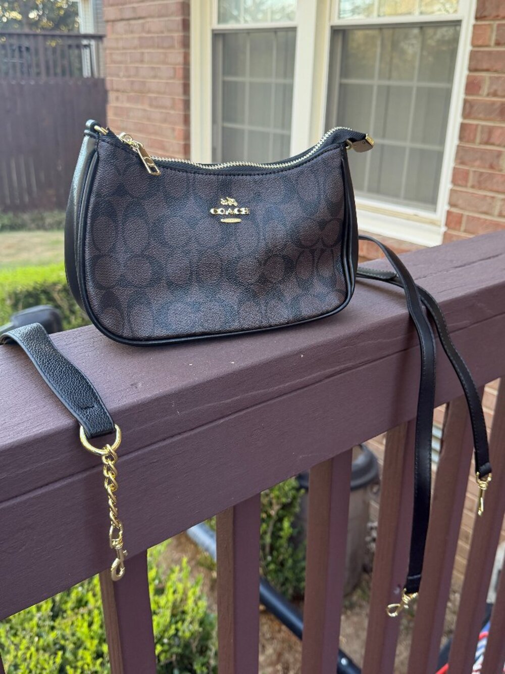Coach Teri Shoulder Bag in Signature Canvas